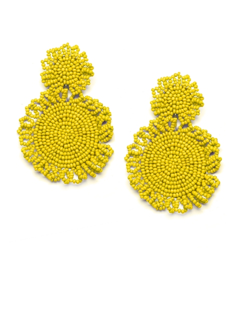 

Foxy Sperks Women Yellow Contemporary Drop Earrings