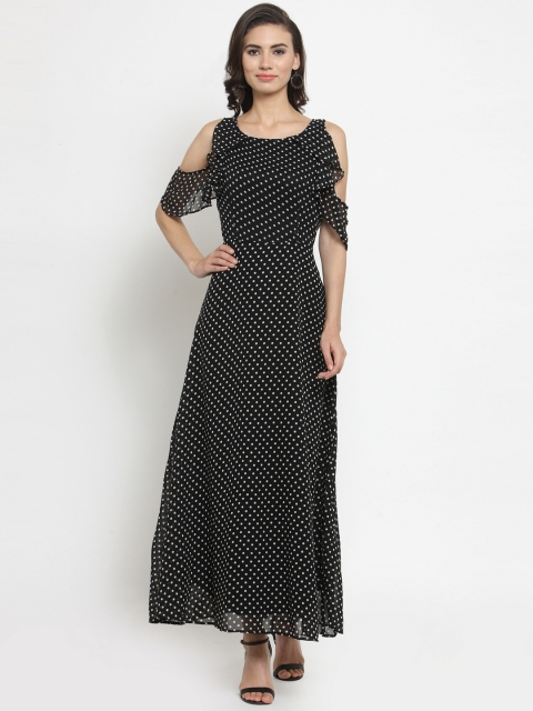 

Latin Quarters Women Black Printed Maxi Dress