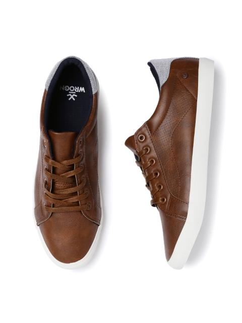 

WROGN Men Brown Sneakers