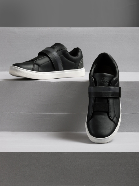 

WROGN Men Black Solid Sneakers