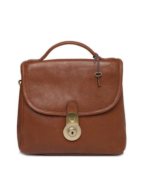 

Hidesign Brown Solid Leather Satchel