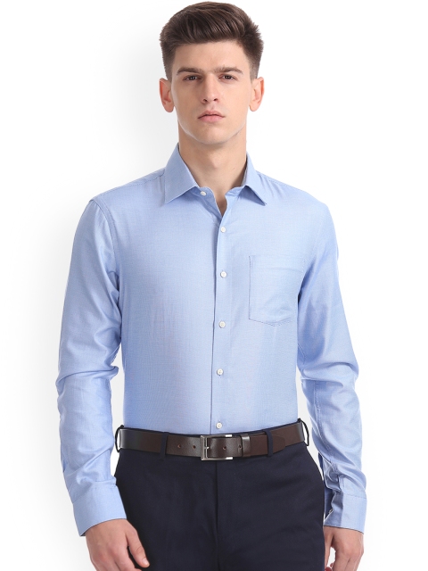 

Arrow Men Blue Slim Fit Printed Formal Shirt