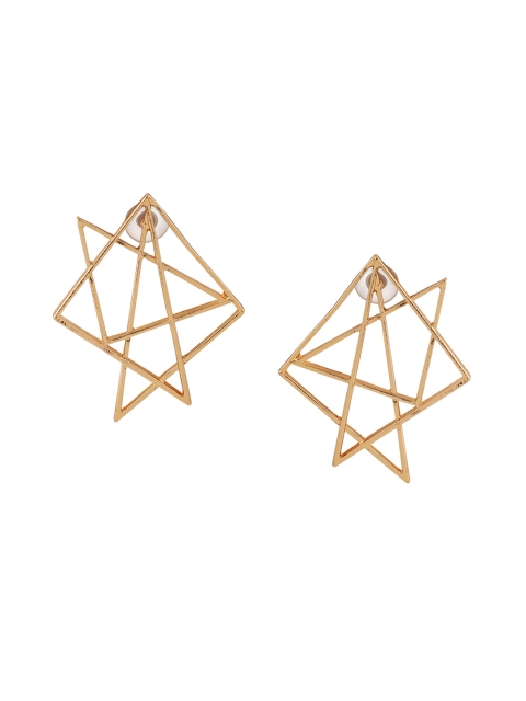 

Kazo Gold-Plated Contemporary Drop Earrings