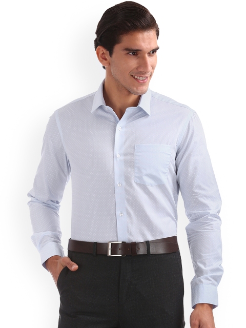 

Arrow Men Blue Slim Fit Printed Formal Shirt