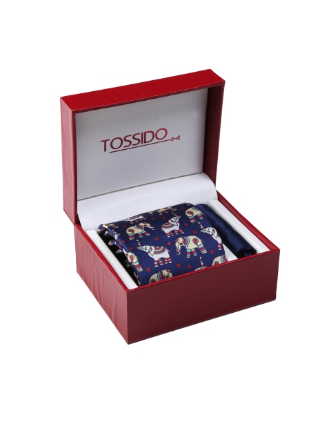 

Tossido Men Navy Blue Accessory Gift Set