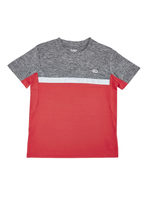 

Ajile by Pantaloons Boys Red & Grey Colourblocked Round Neck T-shirt