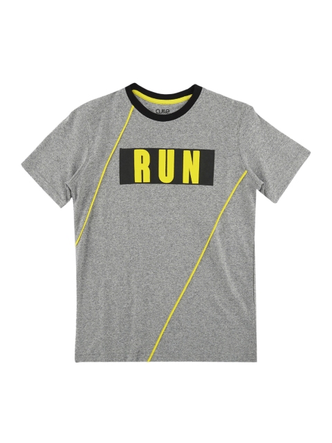 

Ajile by Pantaloons Boys Grey Melange Printed Round Neck T-shirt