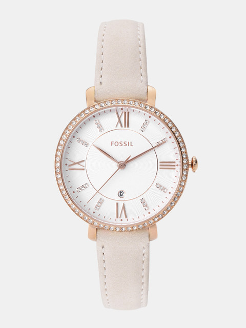 

Fossil Women White Analogue Watch ES4303_LEMONS_OR