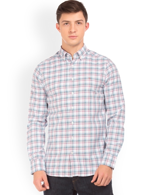 

GANT Men Multicoloured Regular Fit Checked Casual Shirt, Multi