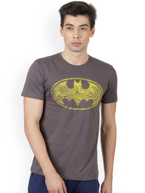 

Free Authority Men Taupe Batman Printed Round Neck T-Shirt