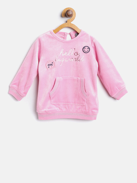 

Losan Girls Pink Printed Sweatshirt