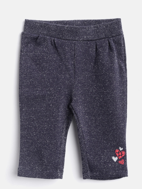 

Losan Girls Navy Blue Shimmer Leggings