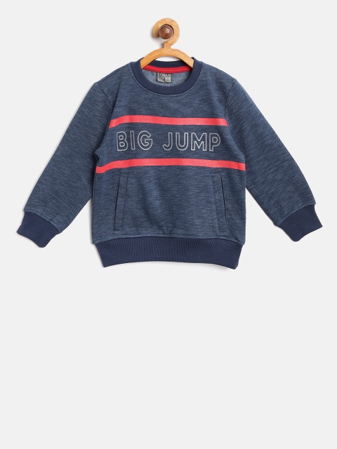 

Losan Boys Navy Blue Printed Sweatshirt