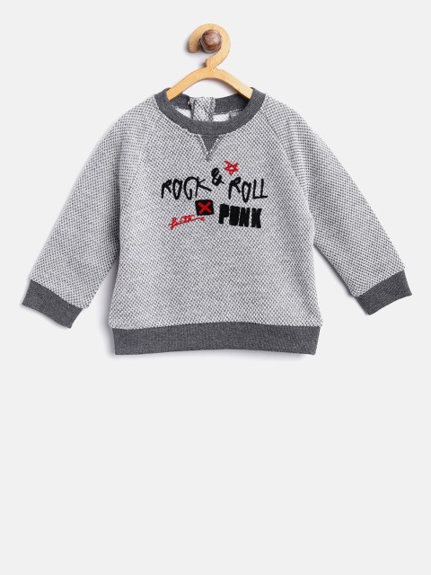 

Losan Boys Grey Printed Sweatshirt