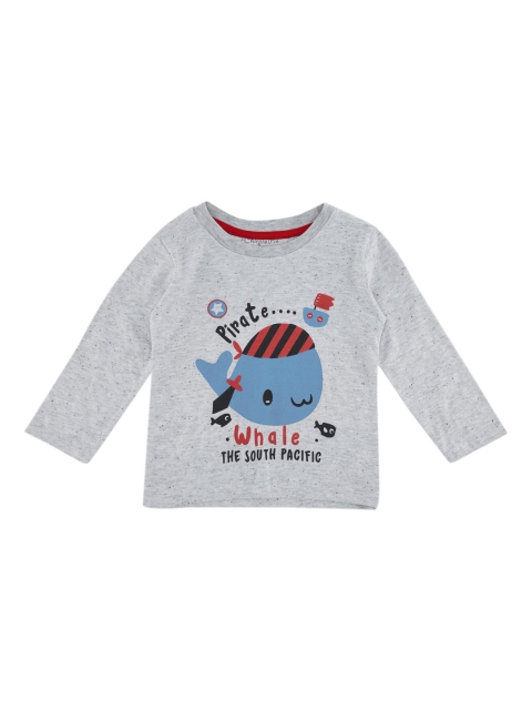 

Chirpie Pie by Pantaloons Boys Grey Printed Round Neck T-shirt