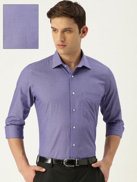 

Van Heusen Men Purple Slim Fit Solid Formal Shirt