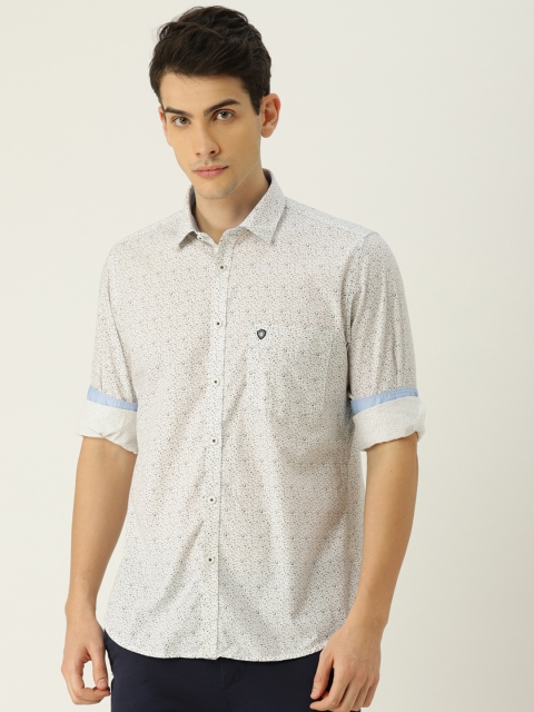

Van Heusen Sport Men White Regular Fit Printed Casual Shirt