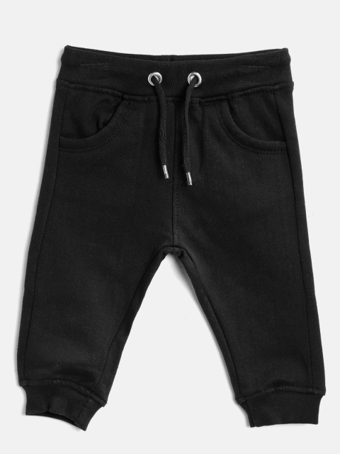 

Losan Boys Black Solid Joggers