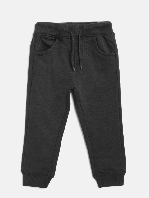 

Losan Boys Black Solid Joggers