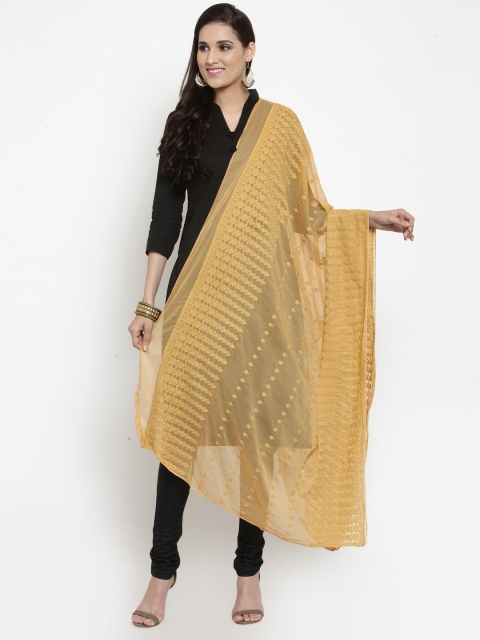 

mf Beige Embroidered Dupatta