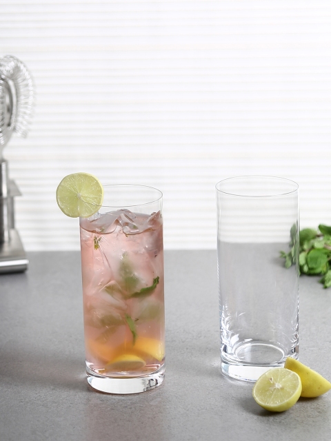 

Bohemia Crystal Set of 6 Barline Tom Collin Glasses 300 ml, Transparent