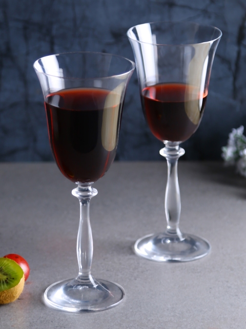 

Bohemia Crystal Set of 6 Angela Wine Glasses 250 ml, Transparent