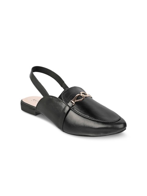 

Wet Blue Women Black Solid Synthetic Flats
