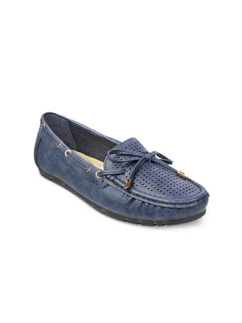 

Wet Blue Women Navy Blue Boat Shoes