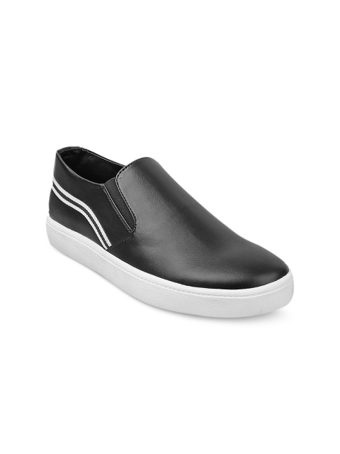 

Wet Blue Women Black Slip-On Sneakers