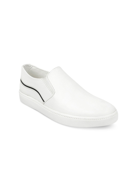 

Wet Blue Women White Slip-On Sneakers