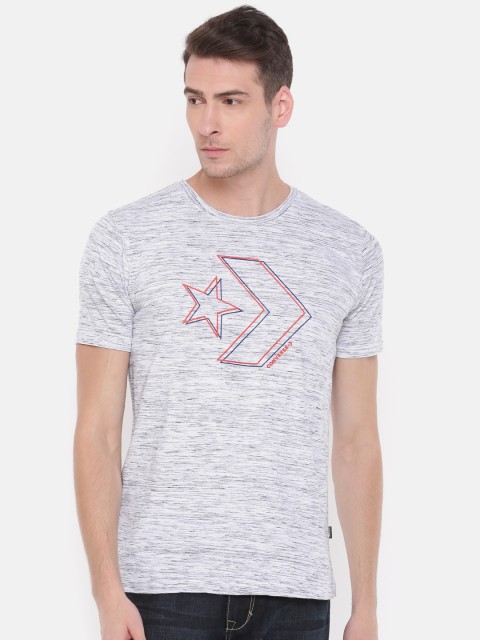 

Converse Men White Printed Round Neck T-shirt