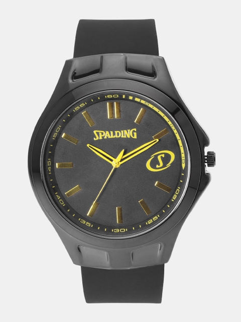 

Spalding Men Black Analogue Watch SP-124B