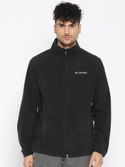 

Columbia Men Black Solid Klamath Range Full Zip Sporty Jacket