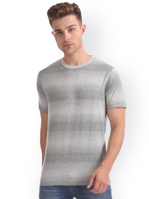 

Aeropostale Men Grey Printed Round Neck T-shirt