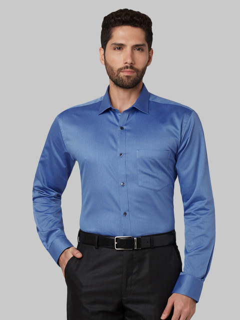 

Park Avenue Men Blue Slim Fit Solid Formal Shirt