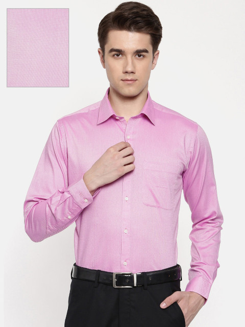 

Raymond Men Pink Slim Fit Solid Formal Shirt