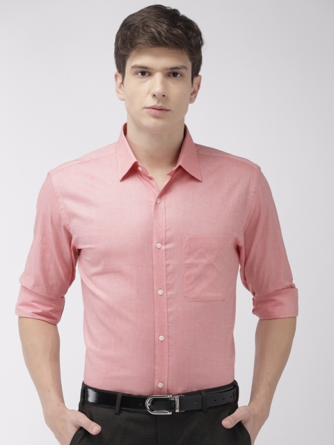 

Raymond Men Red Slim Fit Solid Formal Shirt