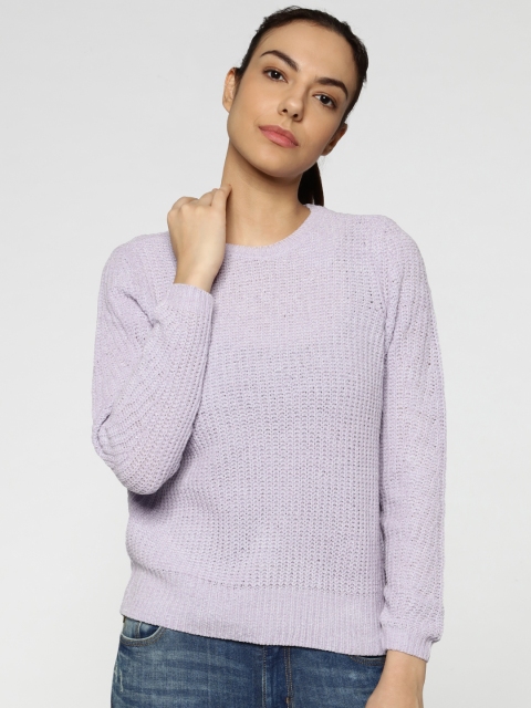 

ONLY Purple Pullover Sweater