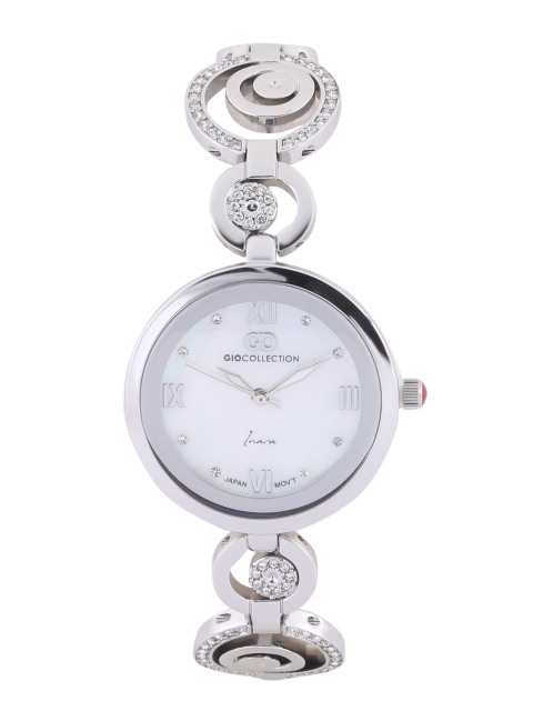 

GIO COLLECTION Women Silver-Toned Analogue Watch G2122-11