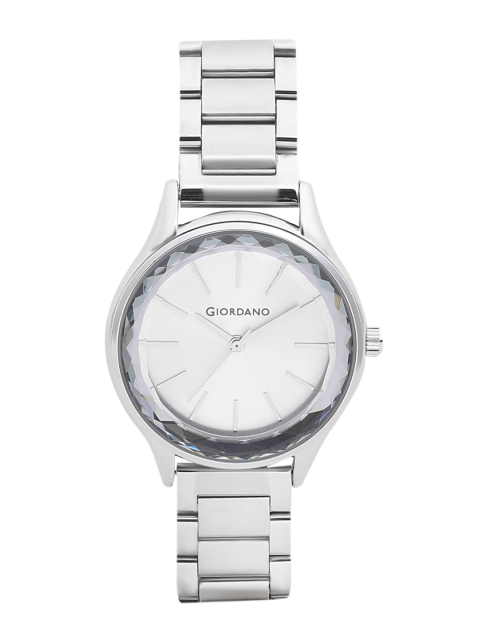 

GIORDANO Women Silver-Toned Analogue Watch C2143