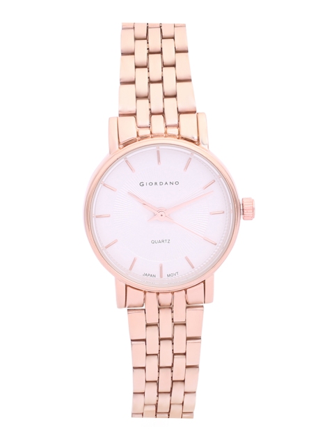 

GIORDANO Women Rose Gold Analogue Watch