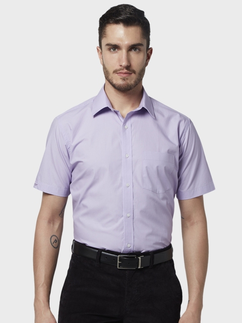 

Park Avenue Men Purple Regular Fit Solid Formal Shirt