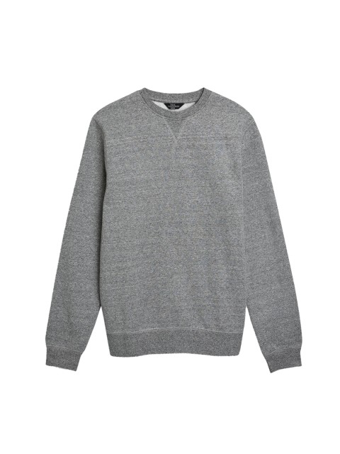 

next Men Grey Solid Sweatshirt