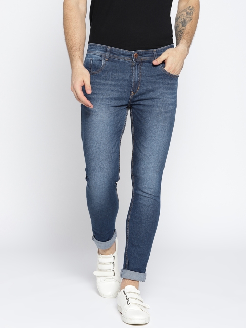 

rasm Men Blue Slim Fit Mid-Rise Clean Look Stretchable Jeans