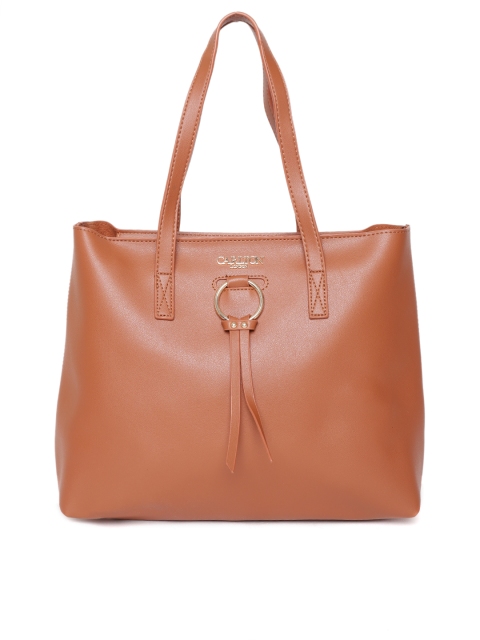 

Carlton London Brown Solid Shoulder Bag