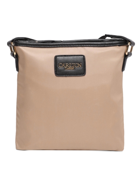 

Carlton London Beige Solid Sling Bag