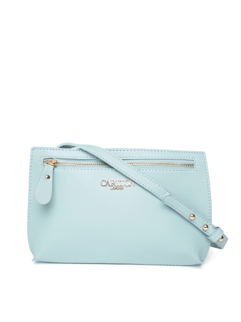 

Carlton London Blue Solid Clutch