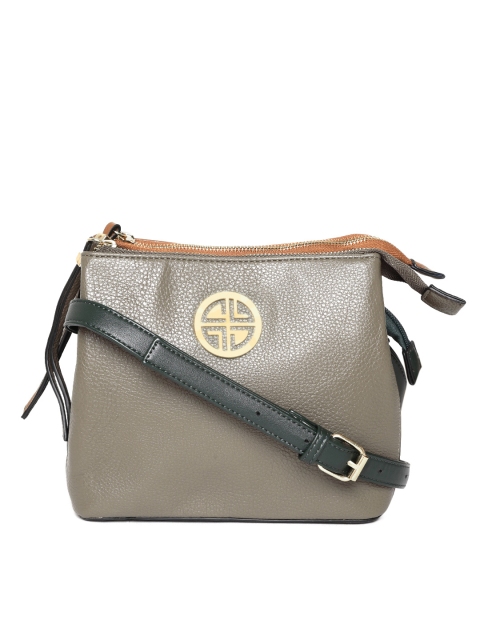 

Carlton London Taupe & Brown Solid Sling Bag