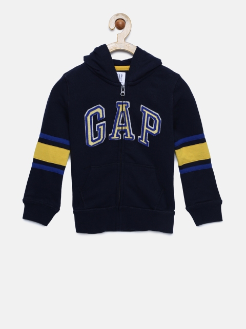 

GAP Boys' Navy Blue Logo Hoodie Sweatshirt