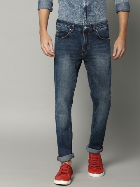 

French Connection Men Blue Slim Fit Mid-Rise Jeans